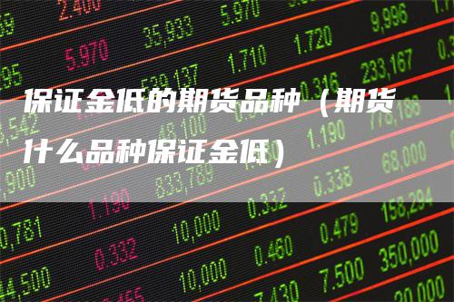 保证金低的期货品种（期货什么品种保证金低）_https://www.gkizvl.com_期货百科_第1张